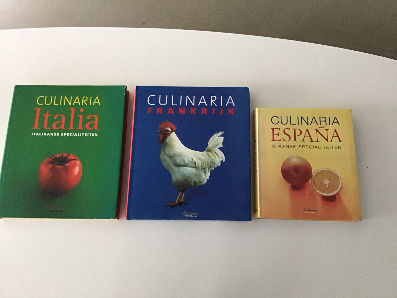 Drie Culinaria specialiteiten boeken, Boeken, Ophalen