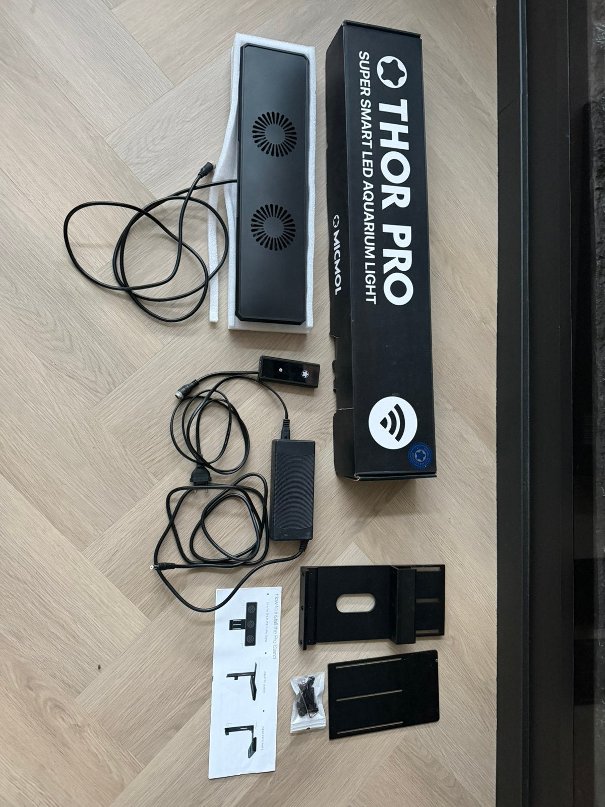 Micmol Thor Pro zoutwater aquarium lamp, Ophalen, App-bediening, Zo goed als nieuw, Verlichting of Verwarming