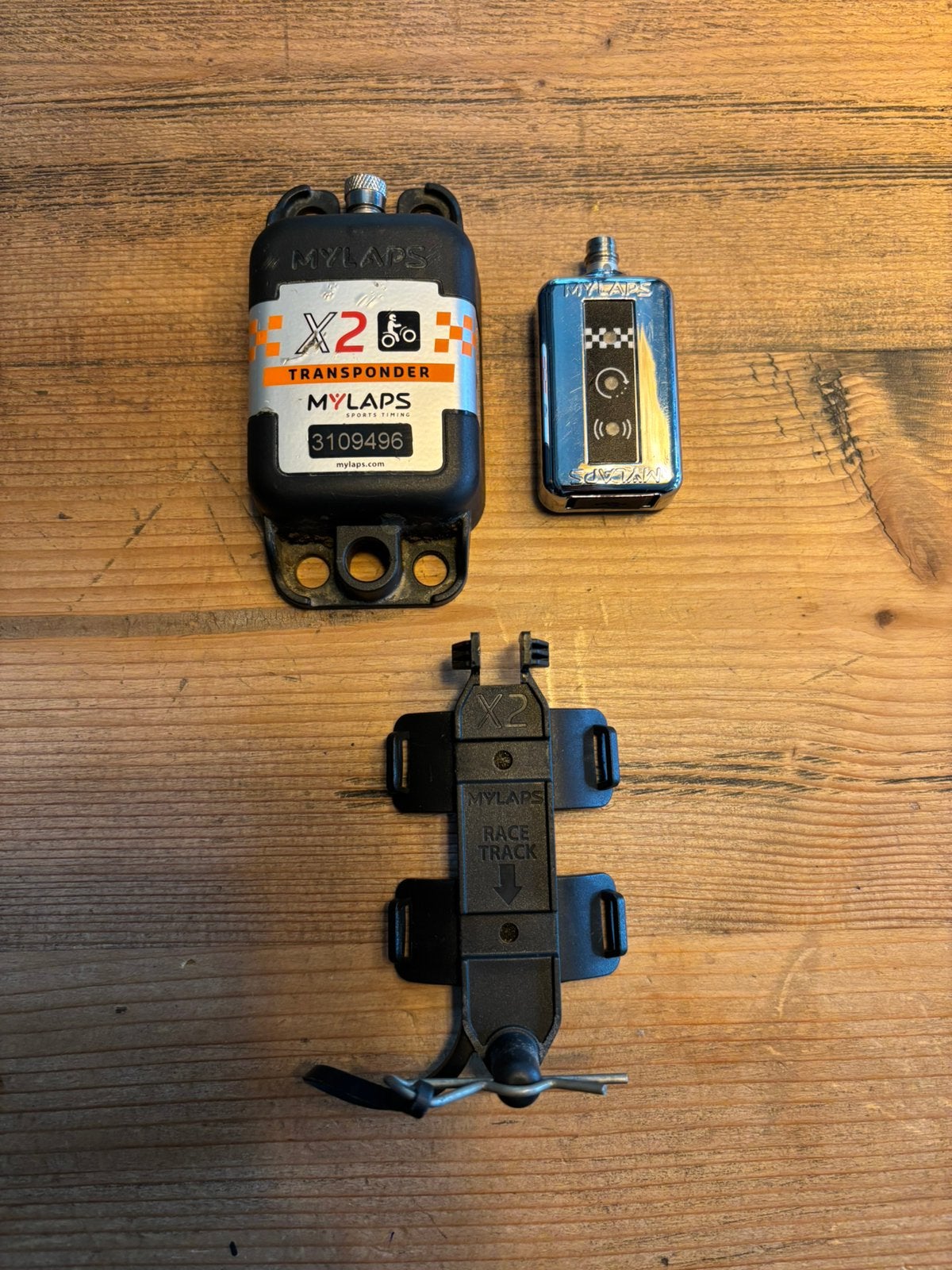 MyLaps X2 transponder, Ophalen, Zo goed als nieuw