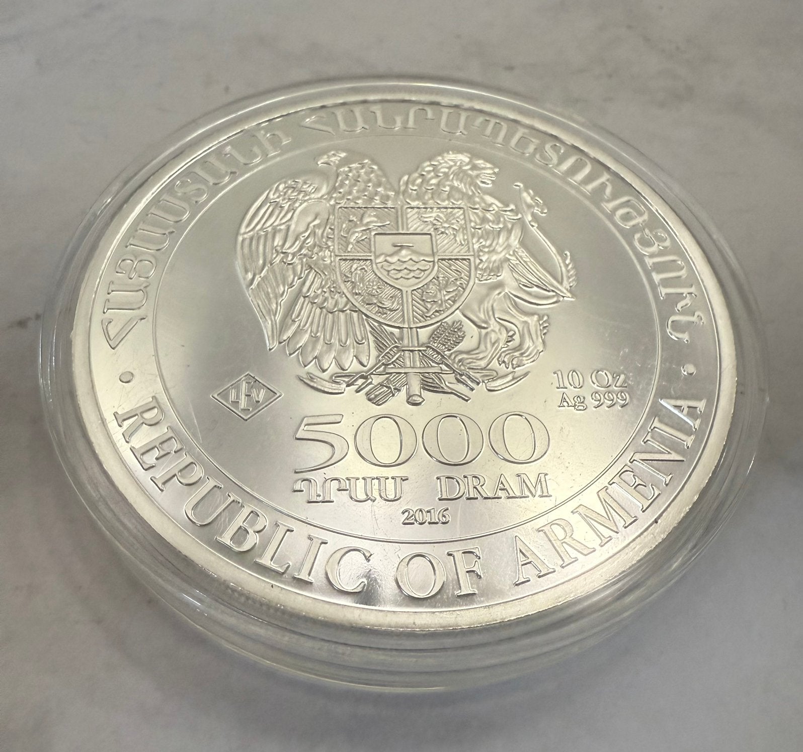 10oz zilver 2016 Noach 5000 Dram Arch / 999 zilver, Ophalen of Verzenden, Zilver