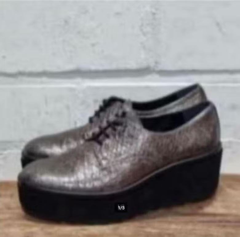 JHAY - Leren platform schoenen maat 37,5 - Nieuw €129, JHAY, Overige kleuren, Verzenden, Nieuw