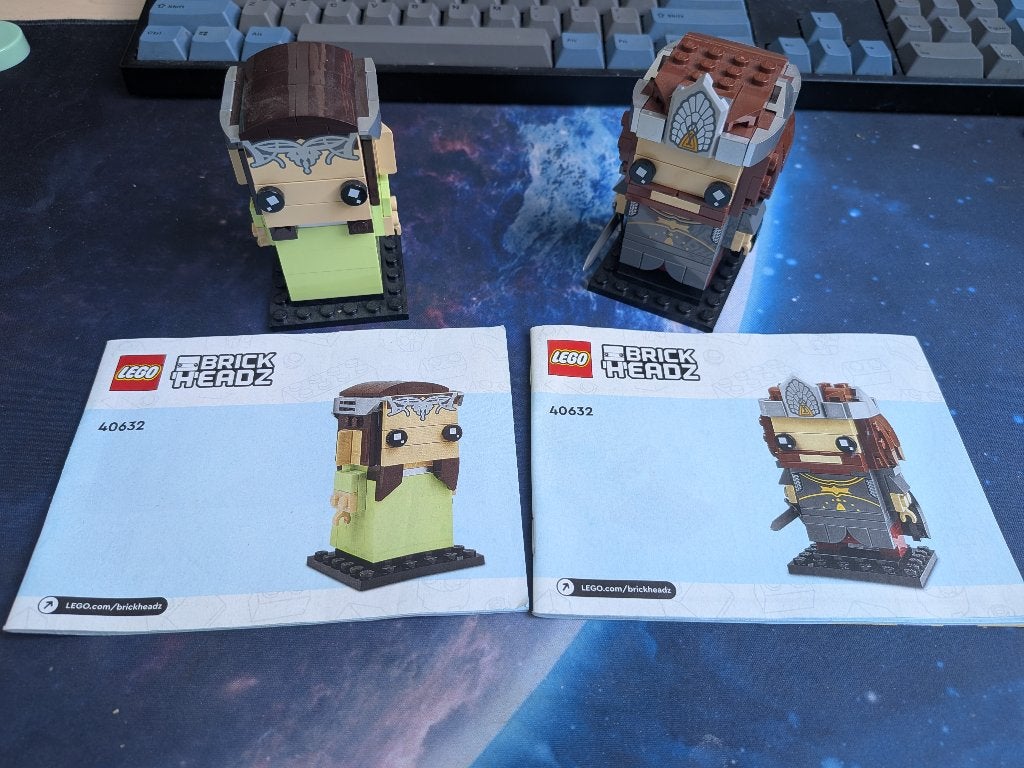 LEGO 40632 Brickheadz Aragorn & Arwen, Overige thema's, Lego, Nieuw, Inclusief instructies