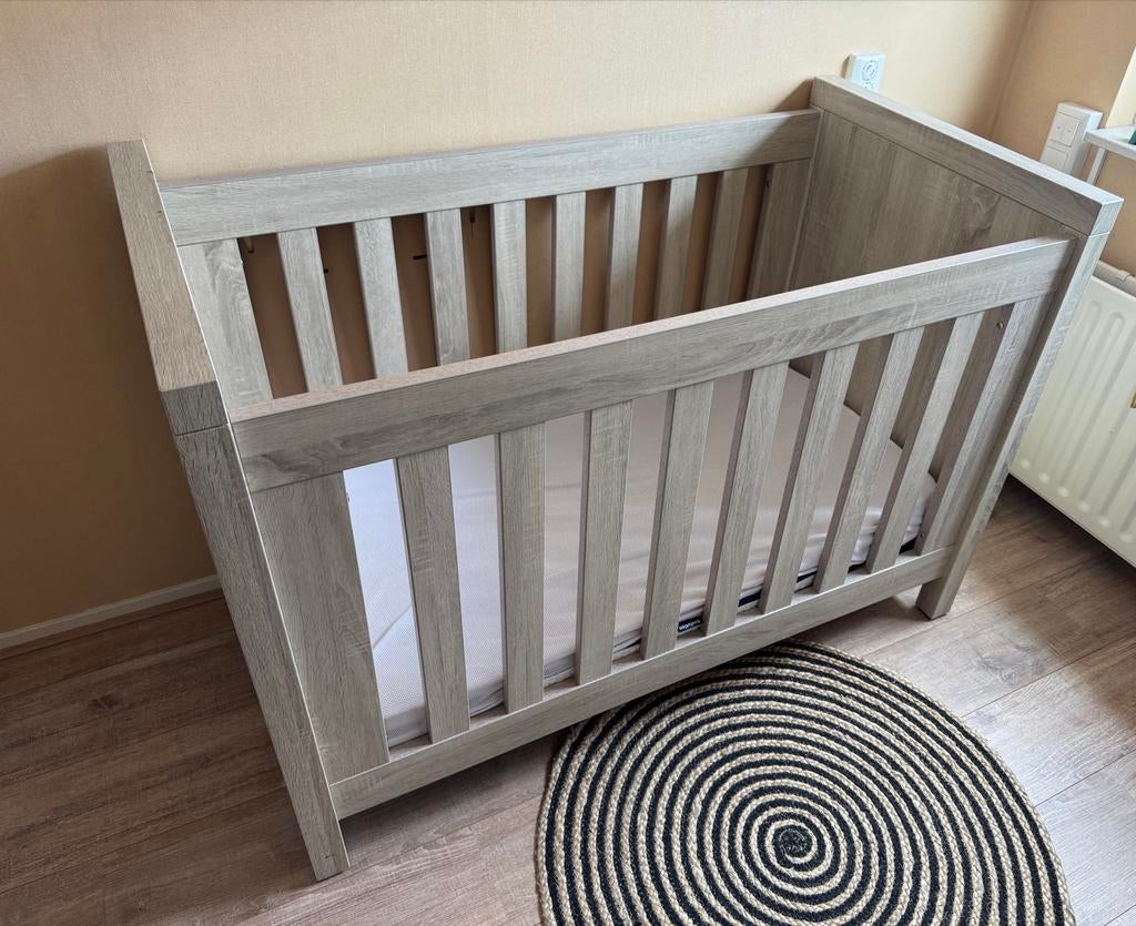 TWF kinder ledikant 130x70cm. Stanford - Grijs eiken, Kinderen en Baby's, Ophalen, Gebruikt, Ledikant