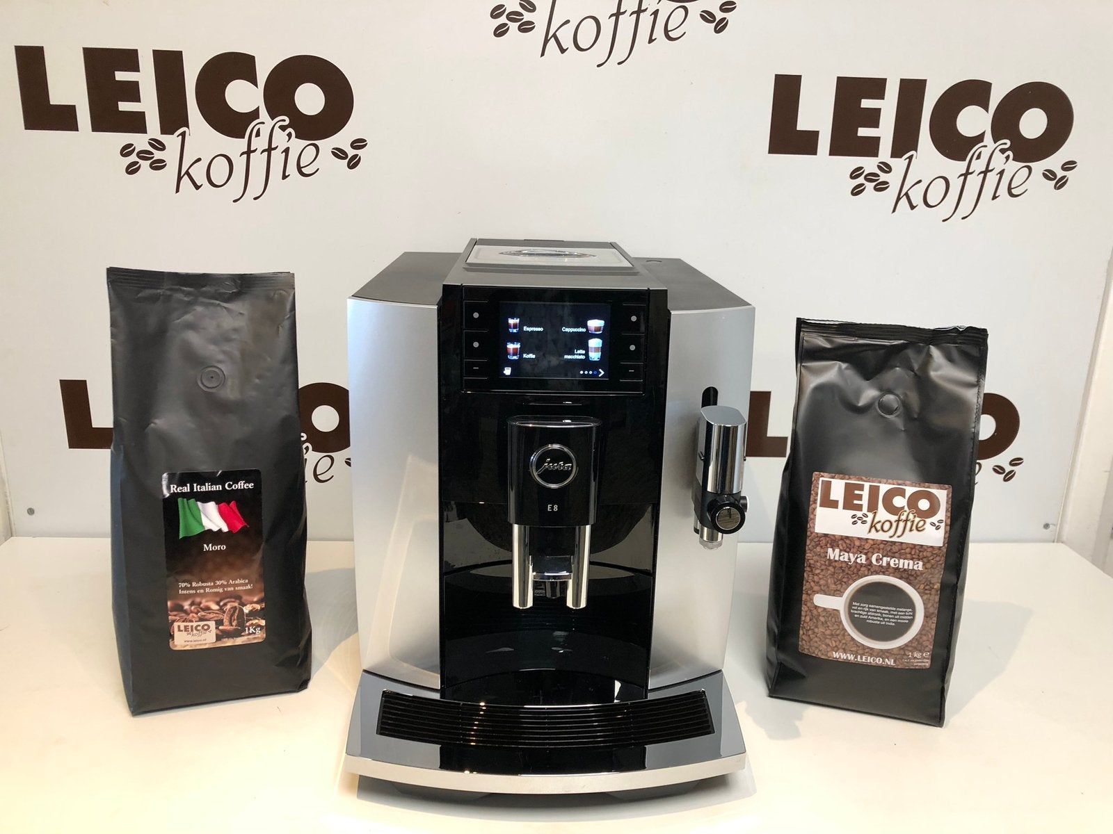 Jura E 8 EC, Gemalen koffie, 10 kopjes of meer, Ophalen of Verzenden, Afneembaar waterreservoir