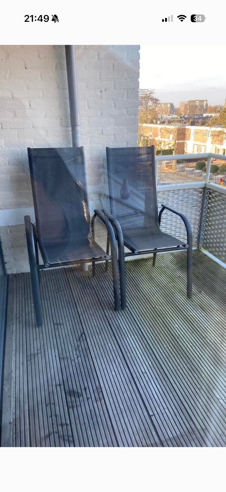 Tuinstoelen, Ophalen, Gebruikt, Inklapbaar