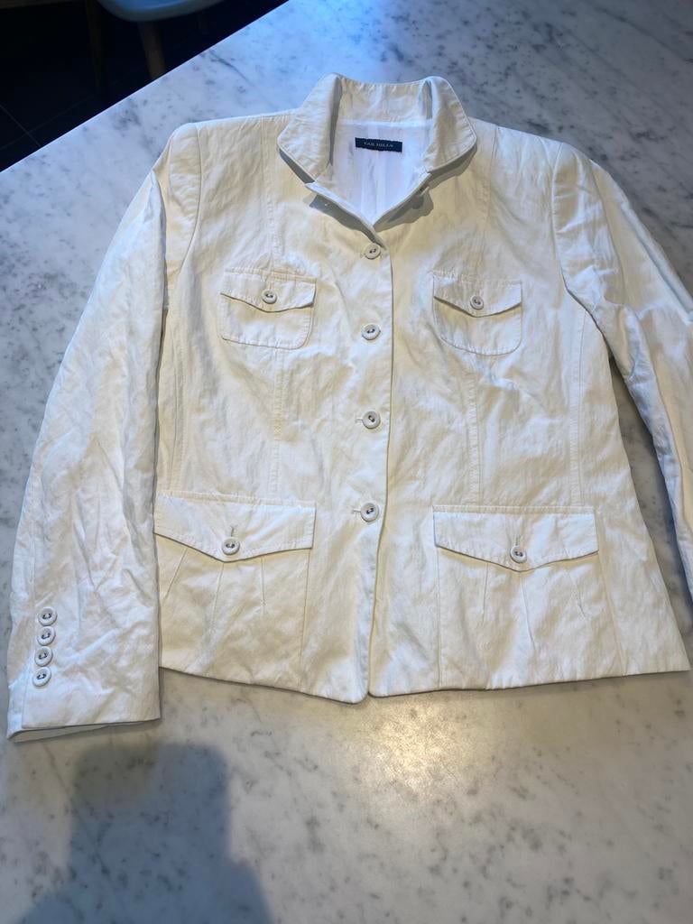 Blazer, Ophalen of Verzenden, Zo goed als nieuw, Maat 42/44 (L), Wit