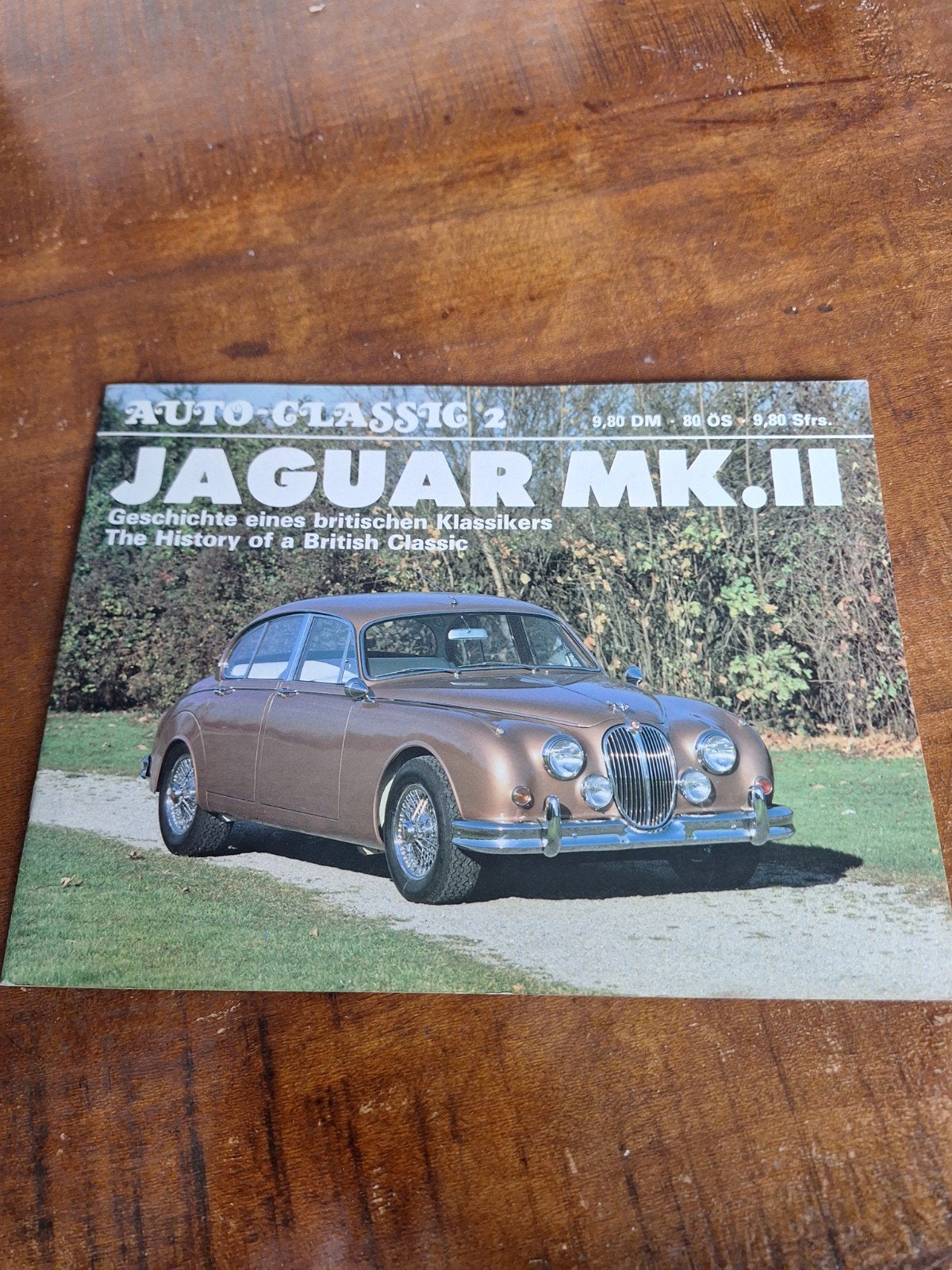 jaguar mk2 /auto - classic, Ophalen of Verzenden, Gelezen, Overige merken