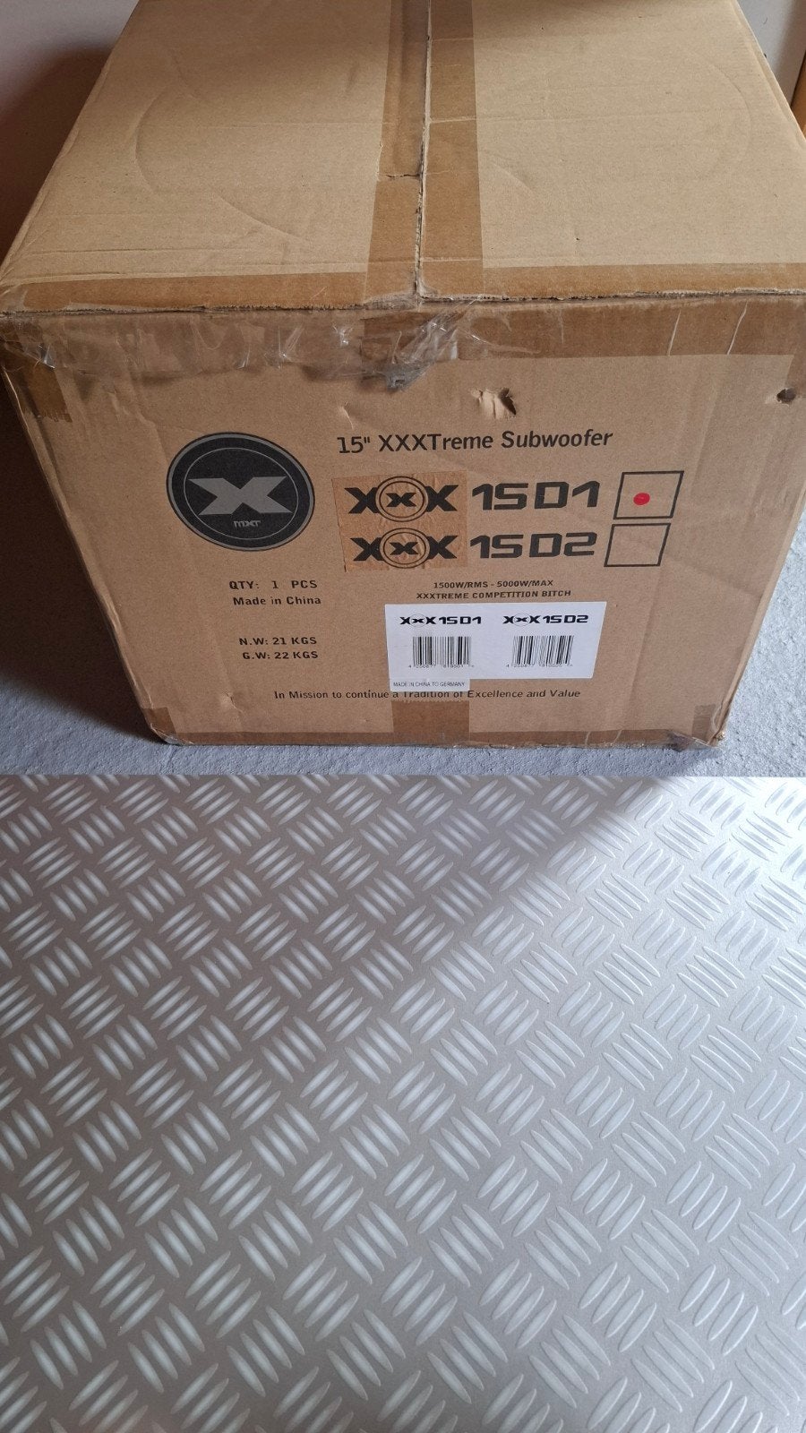 Nieuwe Excursion XXX 15 inch Dual 1 Ohm Subwoofer, Ophalen, Nieuw
