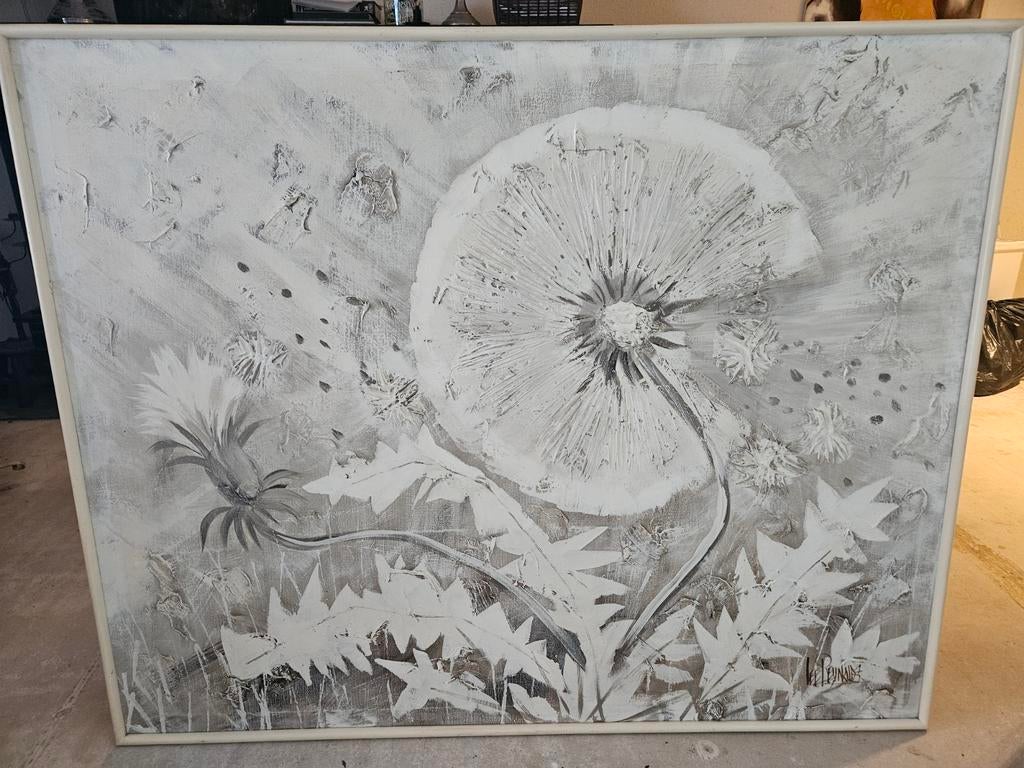 LEE REYNOLDS Moet weg! € 50,- groot schilderij op canvas, Ophalen of Verzenden