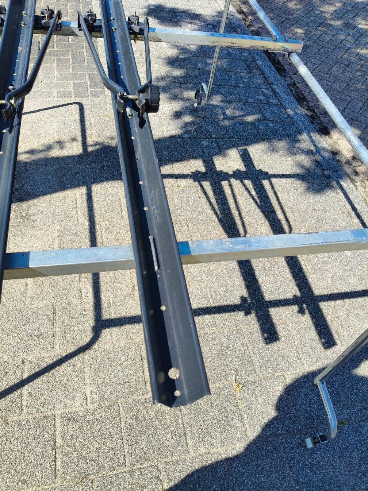 Imperiaal/fietsendrager voor vouwwagen (incl. 2 fietsdragers, Ophalen