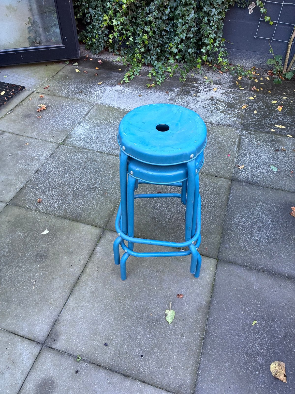 Blauwe krukken (2 stuks) - Gebruikt, Ophalen, Gebruikt, Staal