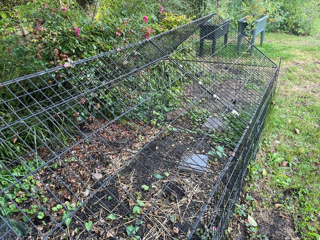Draadstalen kippenren, Ophalen, Gebruikt, Kippenhok of Kippenren