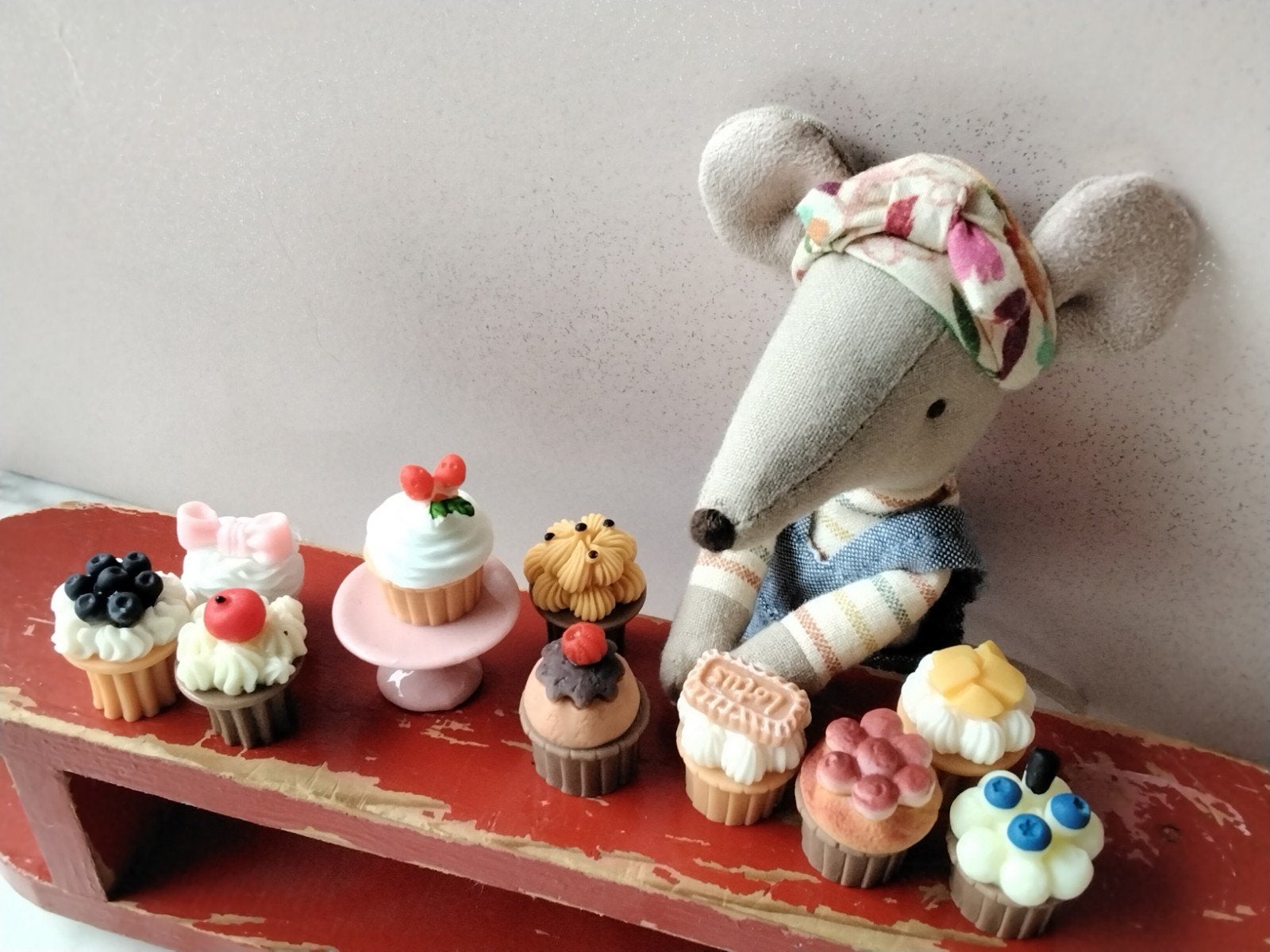 poppenhuis taartjes cupcakes muffins gebakjes muizenhuis, Verzamelen, Verzenden, Nieuw, Gebruiksvoorwerp