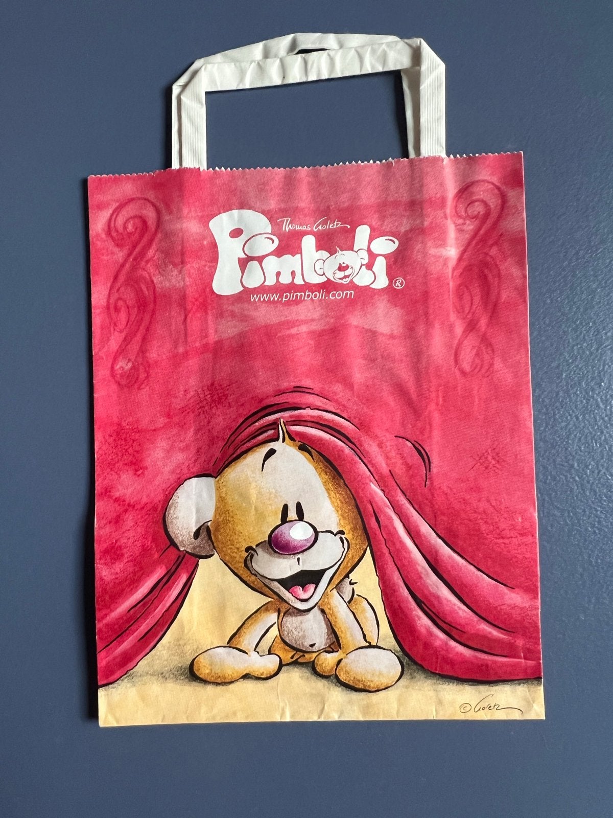 Pimboli papieren tasje - Thomas Goletz, Ophalen of Verzenden, Gebruikt