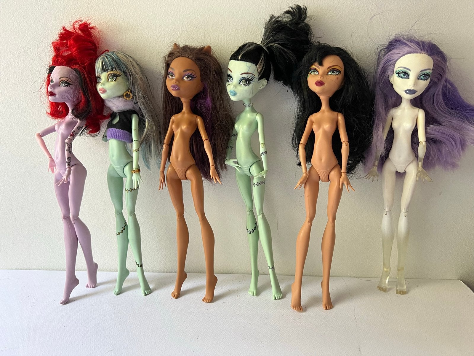 Monster High Clawdeen Frankie Stein poppen voor onderdelen, Ophalen, Gebruikt, Overige typen