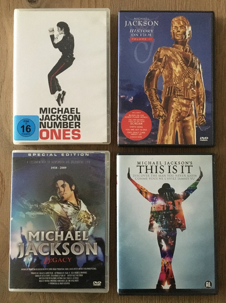 Michael Jackson op 4 dvd's, Engels, Alle leeftijden, Nederlands, Ophalen of Verzenden