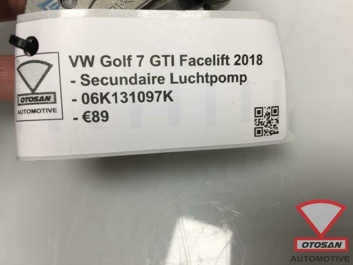 vw golf 7 gti facelift secundaire luchtpomp 06k131097k, Auto-onderdelen, Motor en Toebehoren, Gebruikt, Volkswagen, Volkswagen AG