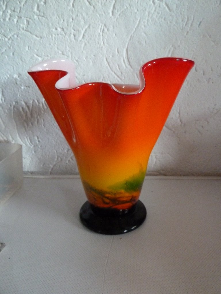 Murano Fazzoletto vaas, Ophalen of Verzenden