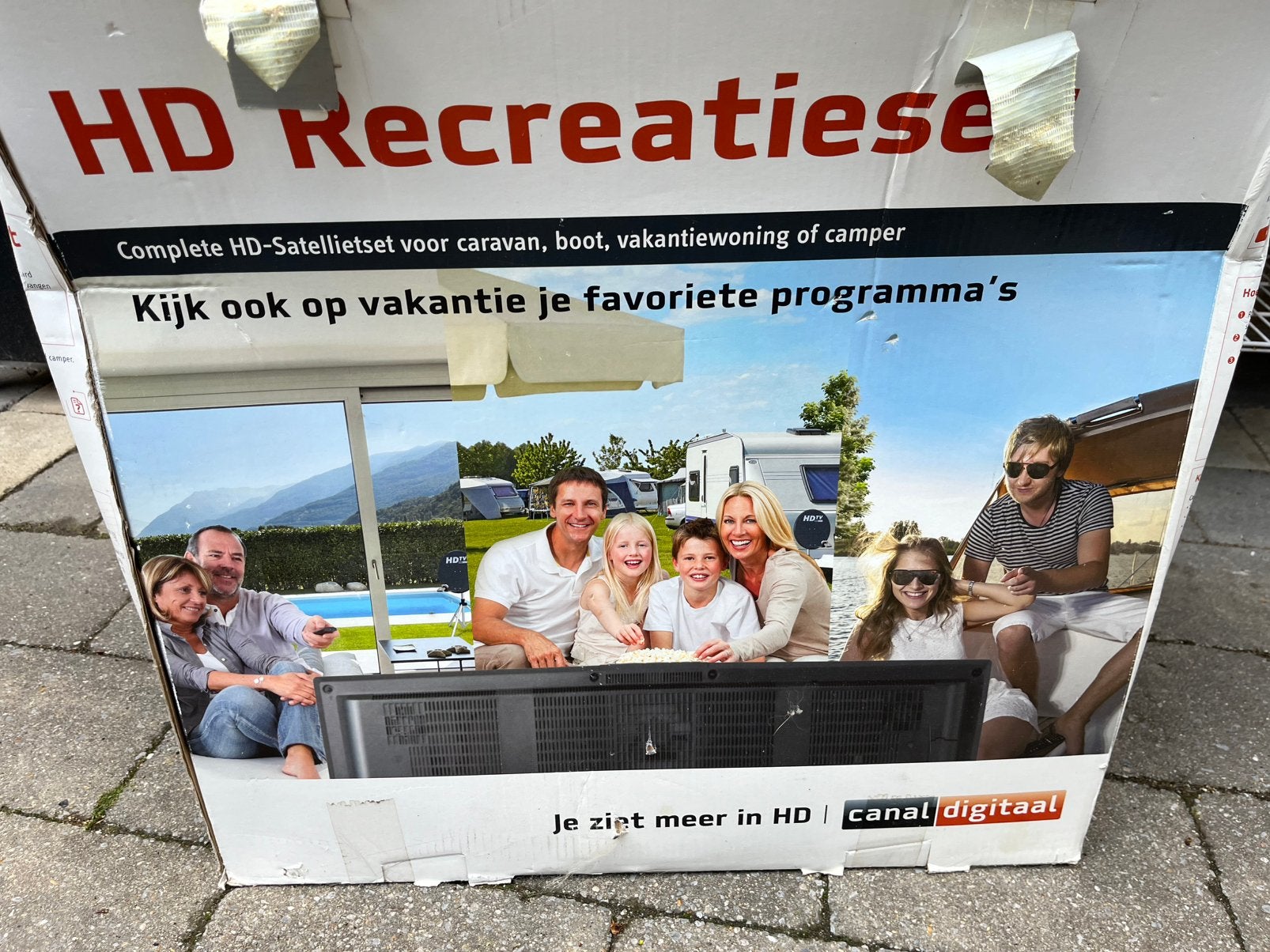 Te koop complete hd sateliet schotelantenne, Ophalen of Verzenden, Zo goed als nieuw, (Schotel)antenne, Overige merken