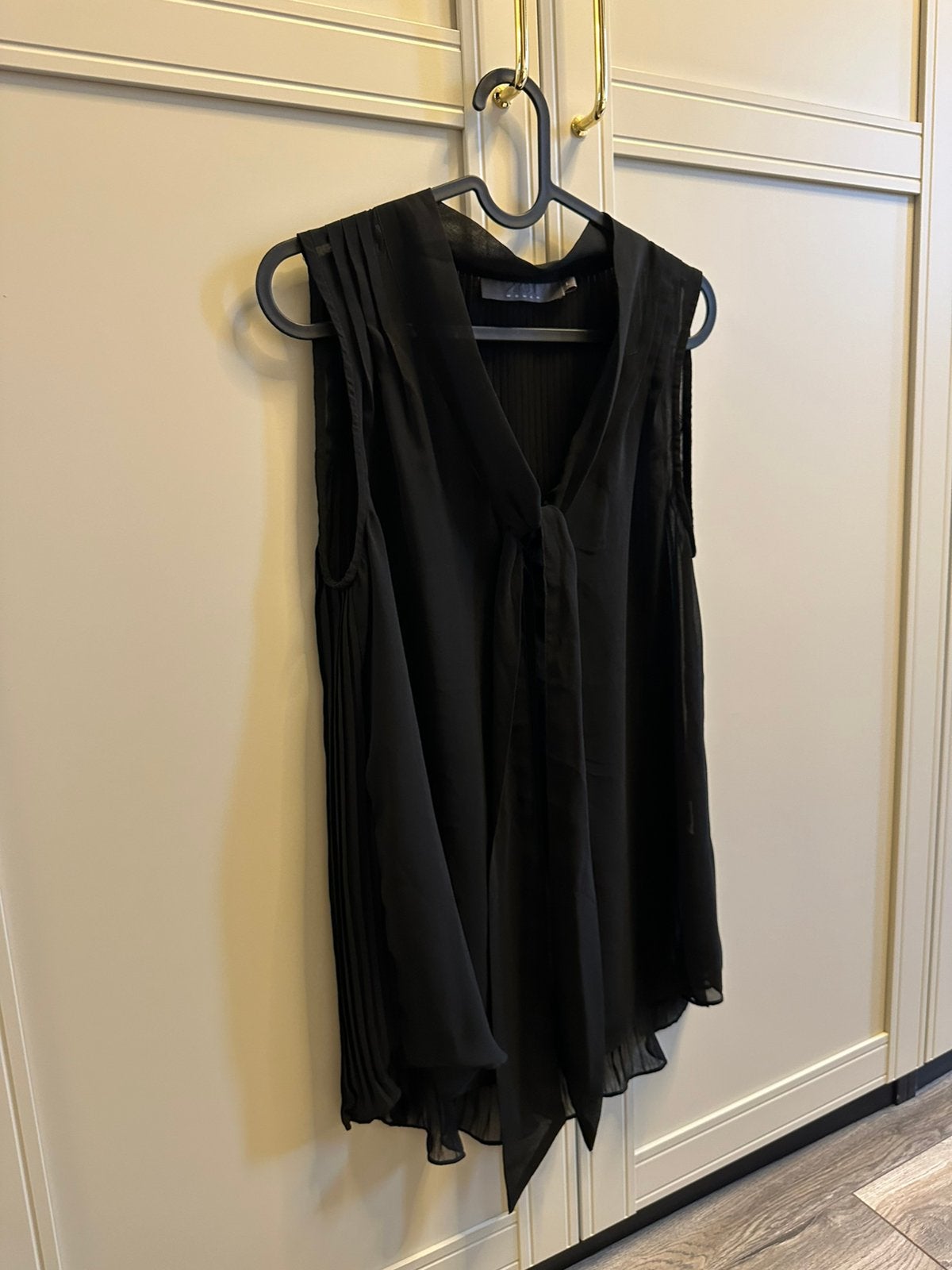 Hele leuke zwarte Zara top blouse topje zomer S en M., Maat 38/40 (M), Zwart, Nieuw, Ophalen of Verzenden