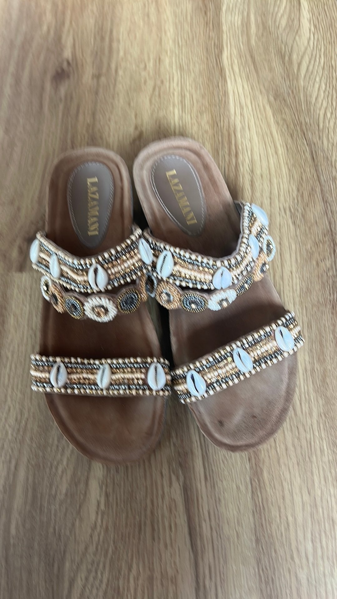 Sandalen maat 38, Bruin, Zo goed als nieuw, Sandalen of Muiltjes, Ophalen of Verzenden