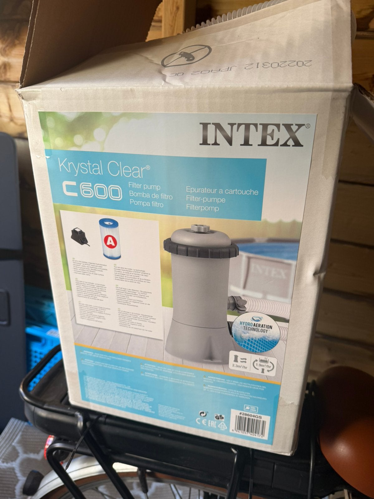 Intex pomp zwembad, Ophalen of Verzenden, Zo goed als nieuw