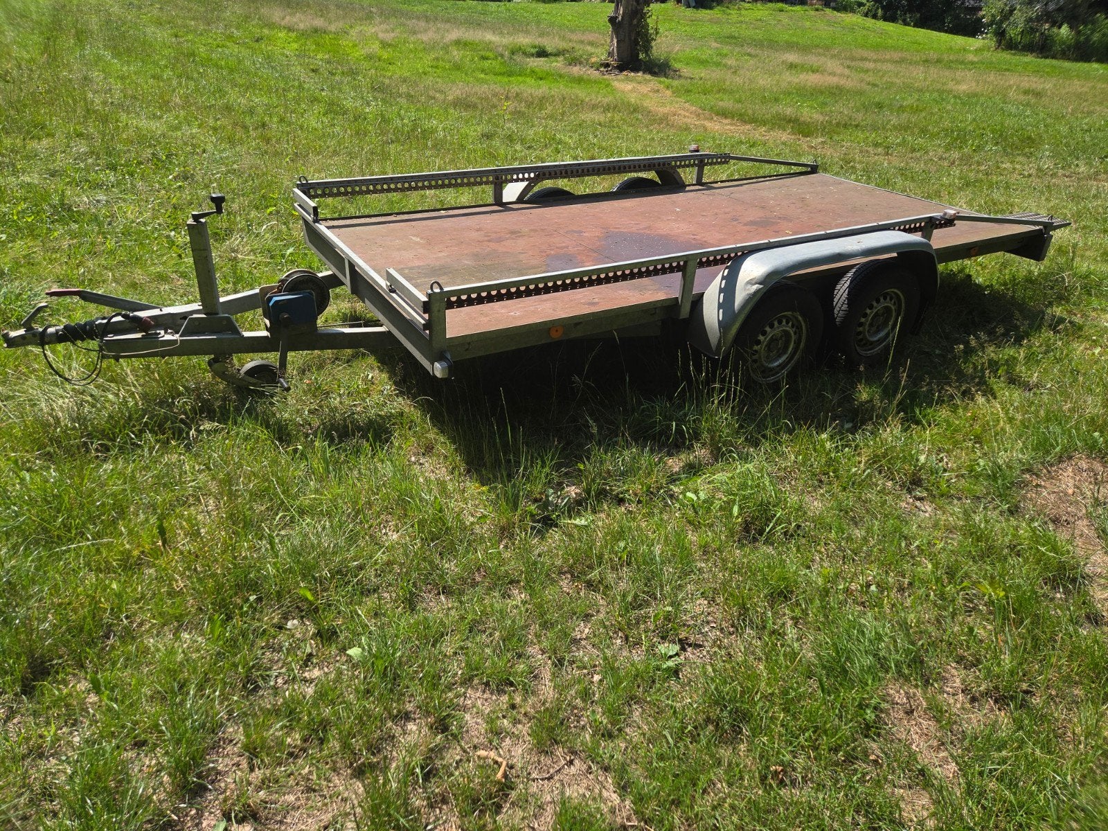 Anssems aanhangwagen met 4 nieuwe banden, Auto diversen, Ophalen, Gebruikt