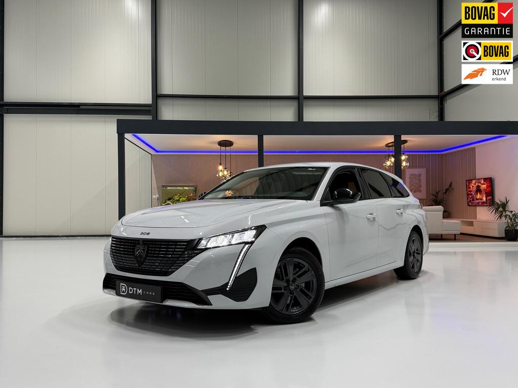 Peugeot 308 130pk Allure Trekhaak Navi, Leer Bekleding, Trek, 12 maanden, 1250 kg, 1199 cc, Leder en Stof
