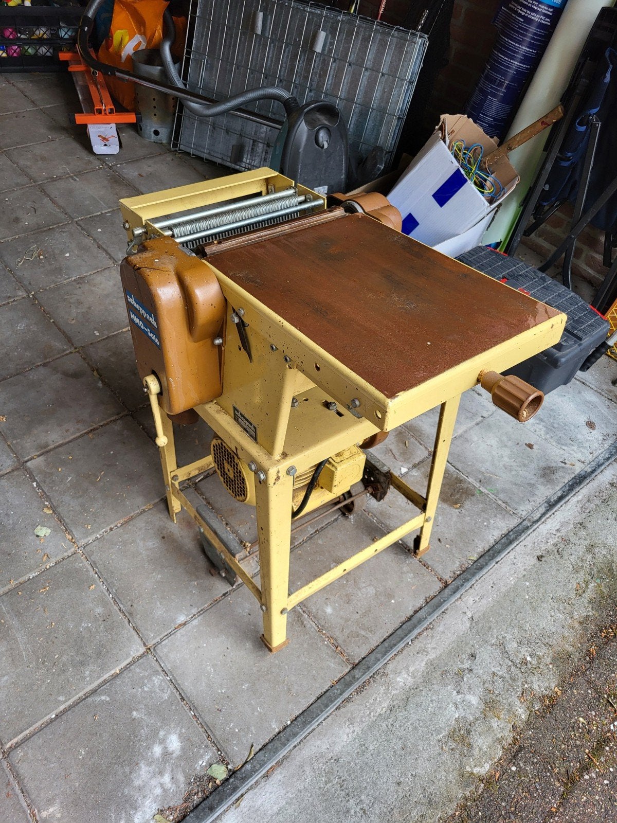 Scheppach HMO-Solo Schaafmachine uit 1982, Doe-het-zelf en Verbouw, Ophalen of Verzenden