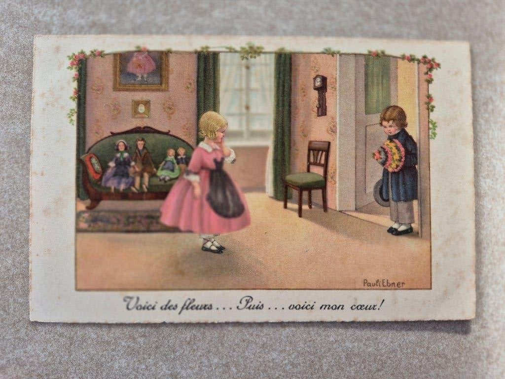 Pauli Ebner kinderkaart Nr. 44, Ophalen of Verzenden, 1920 tot 1940, Ongelopen, Kinderen