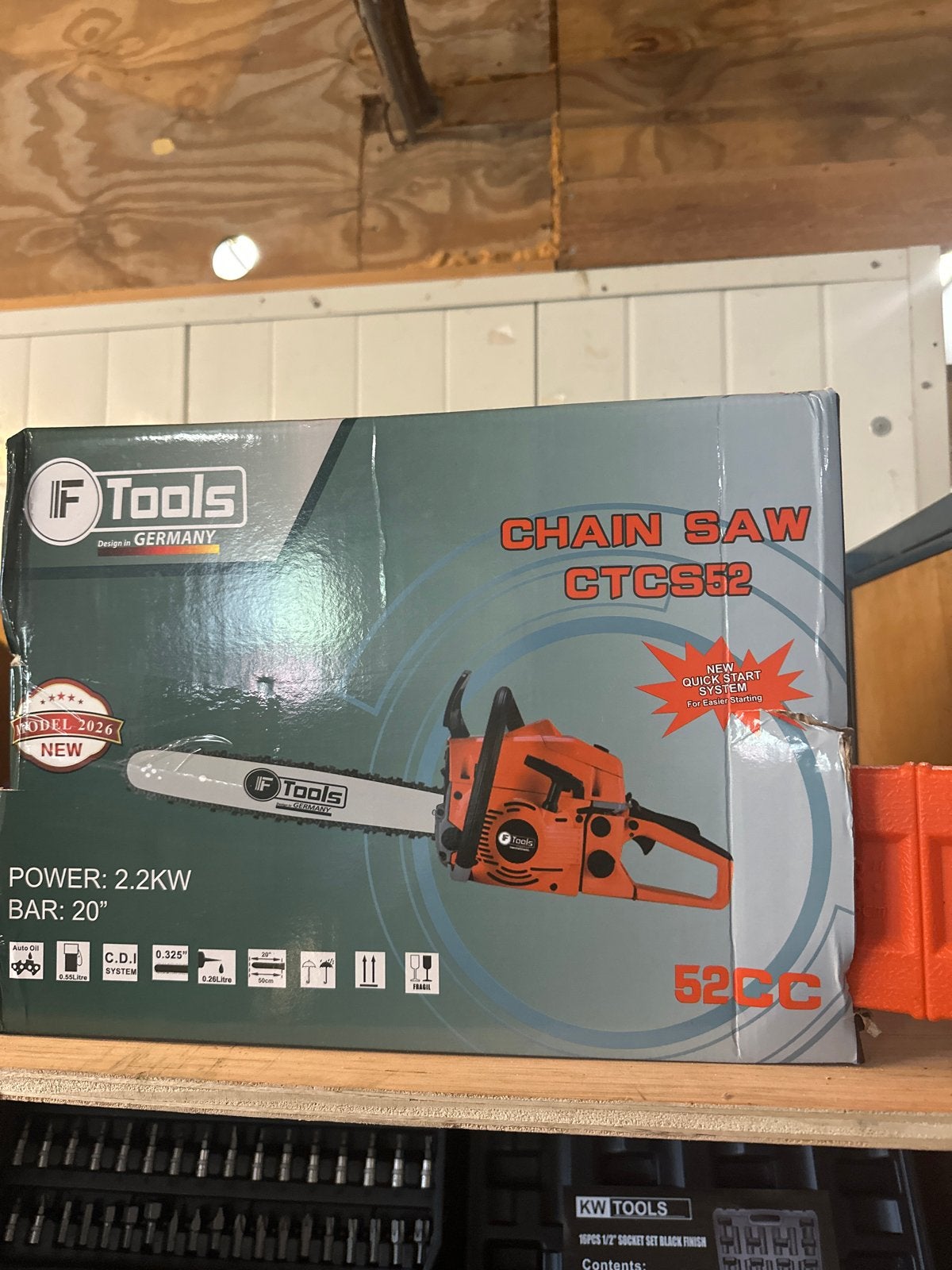 IF Tools CTCS52 Kettingzaag - Nieuw Model 2026, Tuin en Terras, Handzagen, Ophalen of Verzenden, Nieuw, Overige typen