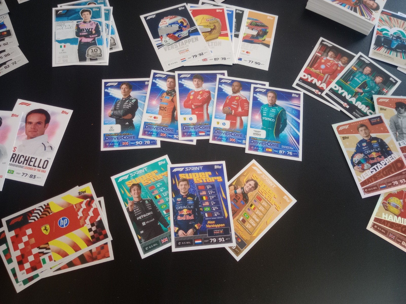 Topps Turbo Attax F1 2026 base & insert kaartjes, Ophalen of Verzenden, Zo goed als nieuw, Meerdere plaatjes