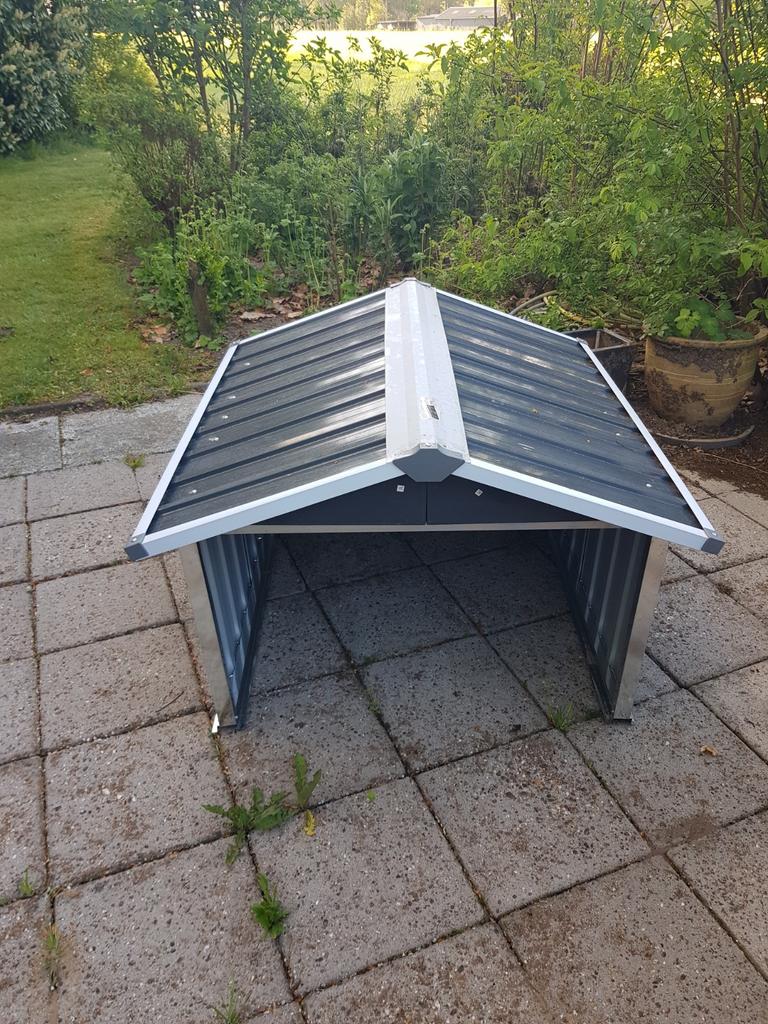 vidaXL Overkapping  92x97x63 cm staal antrac, Ophalen