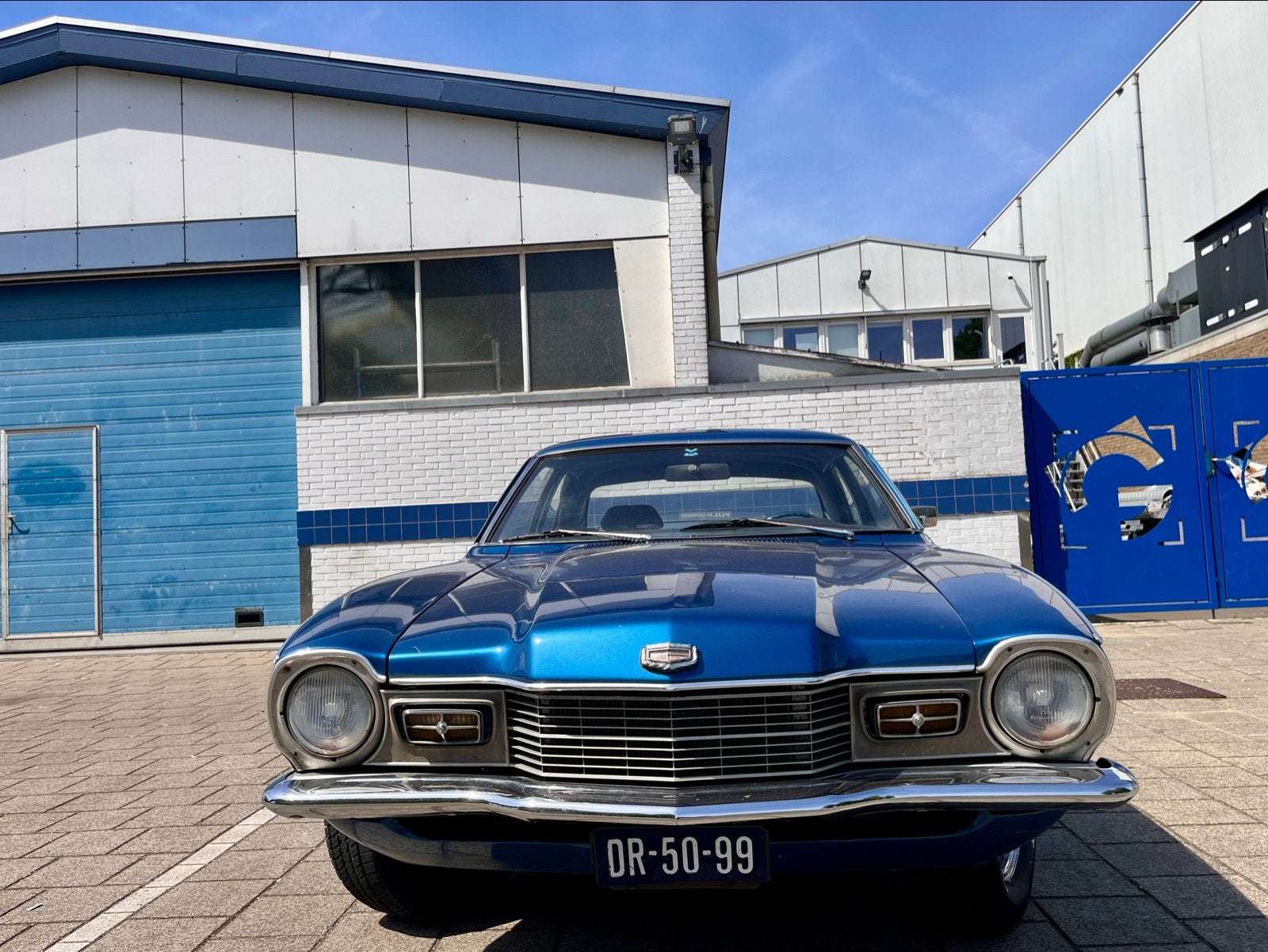 Ford 1972 Blauw/Mercury Comet, Auto's, Automaat, Blauw, 100 pk, USB