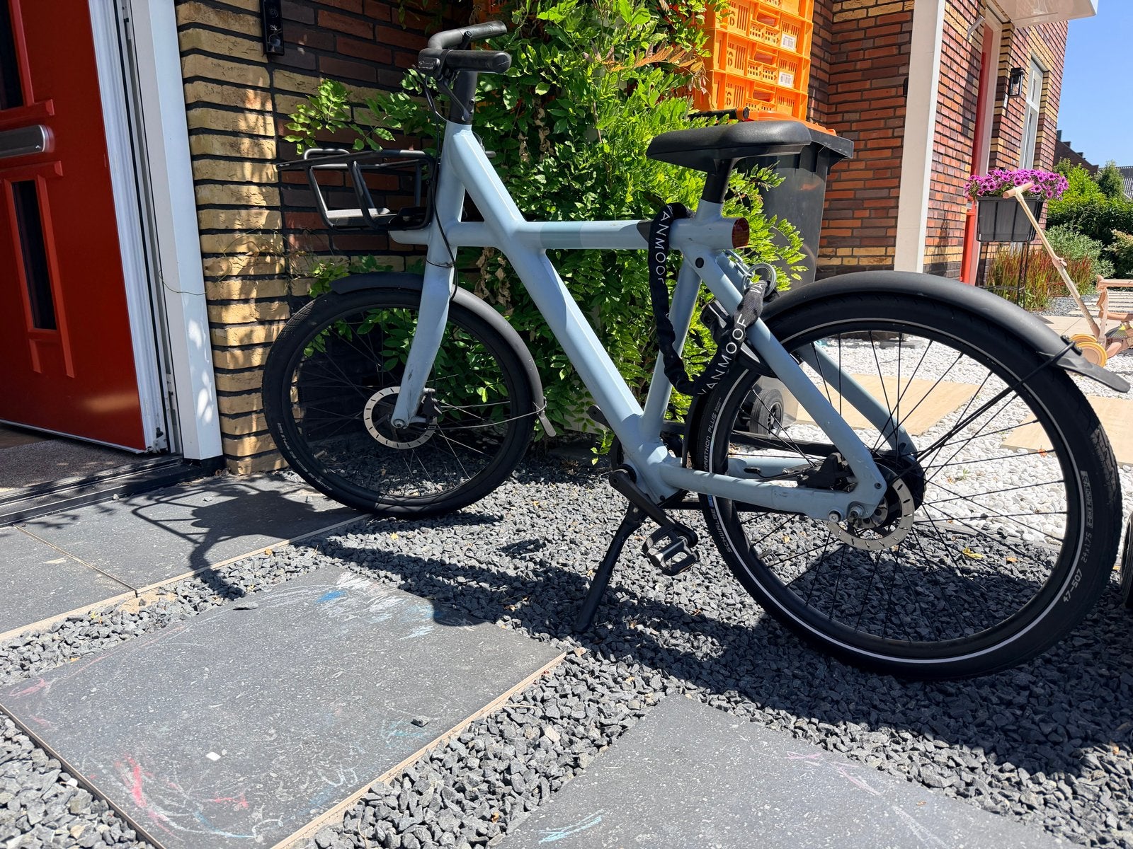 VanMoof X3 E-bike - Lichtblauw - Defect, Ophalen, Gebruikt, 51 tot 55 cm, Vanmoof