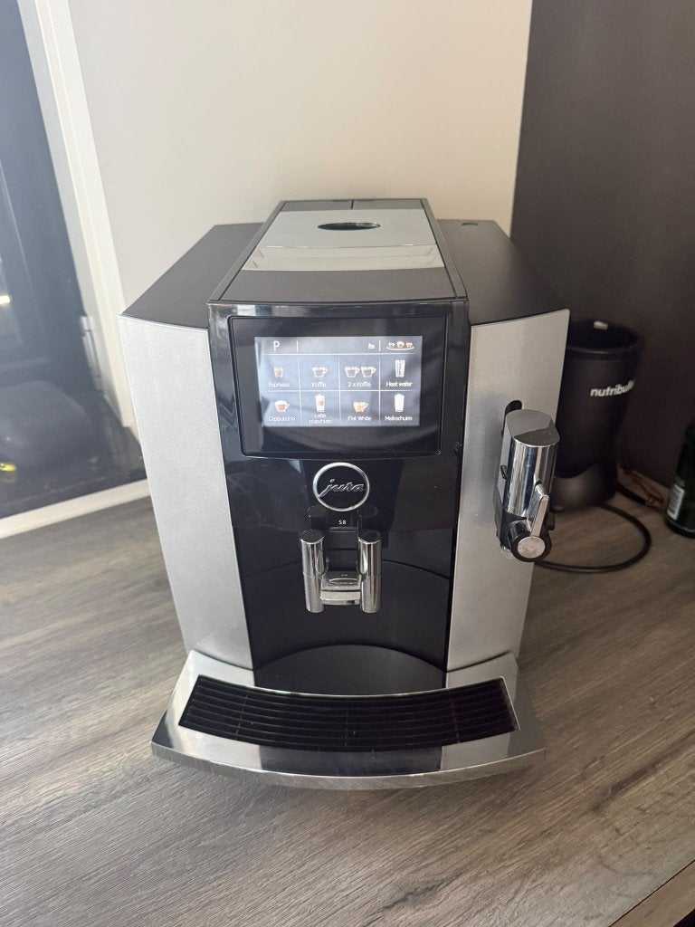 Jura koffiemachine S8, 10 kopjes of meer, Ophalen of Verzenden, Koffiemachine