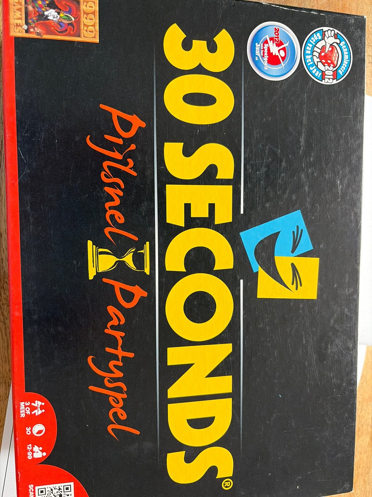 30 Seconds Pijlsnel Partyspel Bordspel, Drie of vier spelers, Ophalen of Verzenden, Zo goed als nieuw