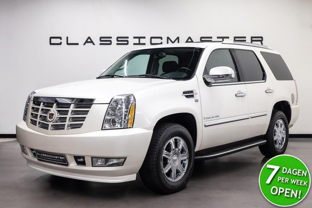 Cadillac Escalade 6.2 V8 Elegance Btw auto, Fiscale waarde, Auto's, Cadillac, Automaat, Wit, Vierwielaandrijving, 6 km/l