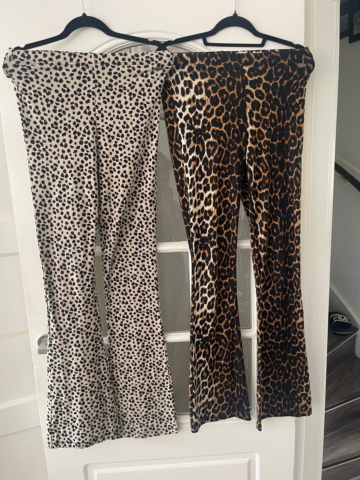 Ambika flared broeken met luipaardprint - Maat M, Kleding | Dames, Maat 38/40 (M), Meerkleurig, Ophalen of Verzenden, Zo goed als nieuw