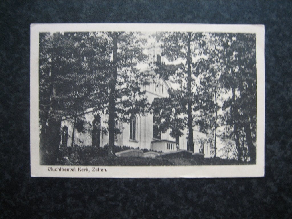 ZETTEN  Vluchtheuvel kerk 1925, Ophalen of Verzenden, 1920 tot 1940, Gelderland