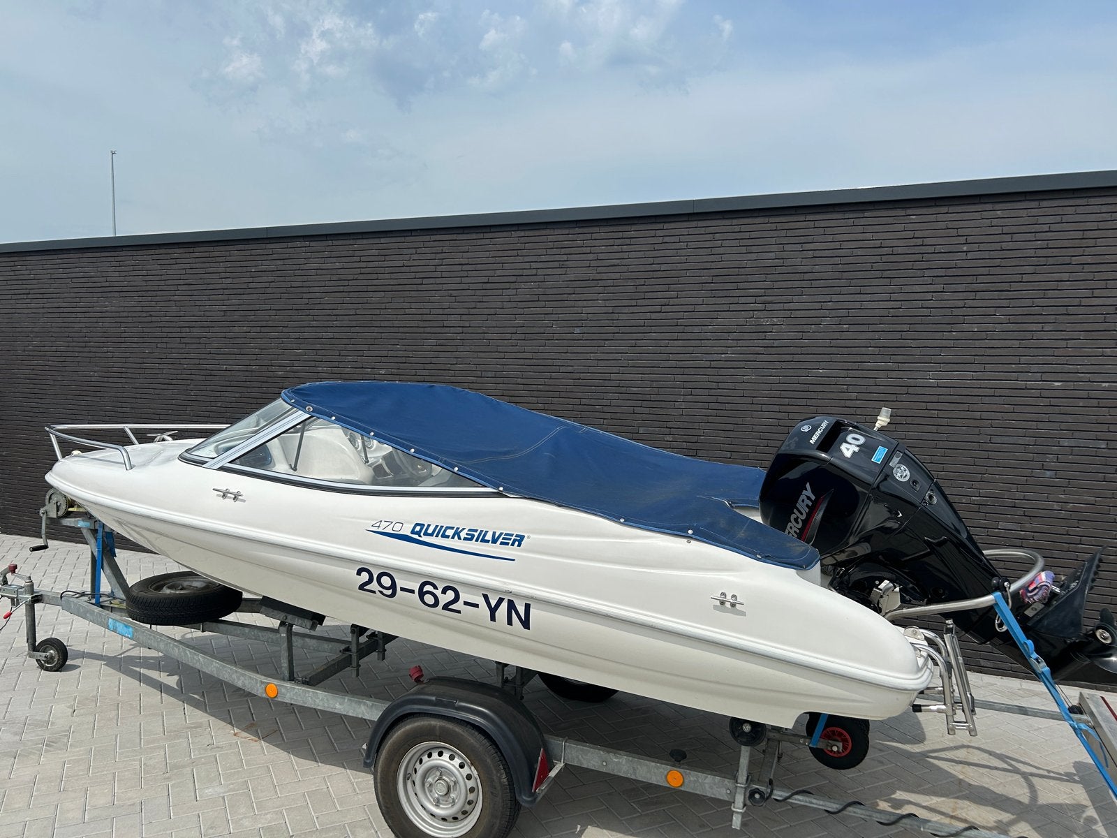 Quicksilver 470 Sport met Mercury 40pk (2024), Ophalen, 5 m, Zo goed als nieuw, 40 pk