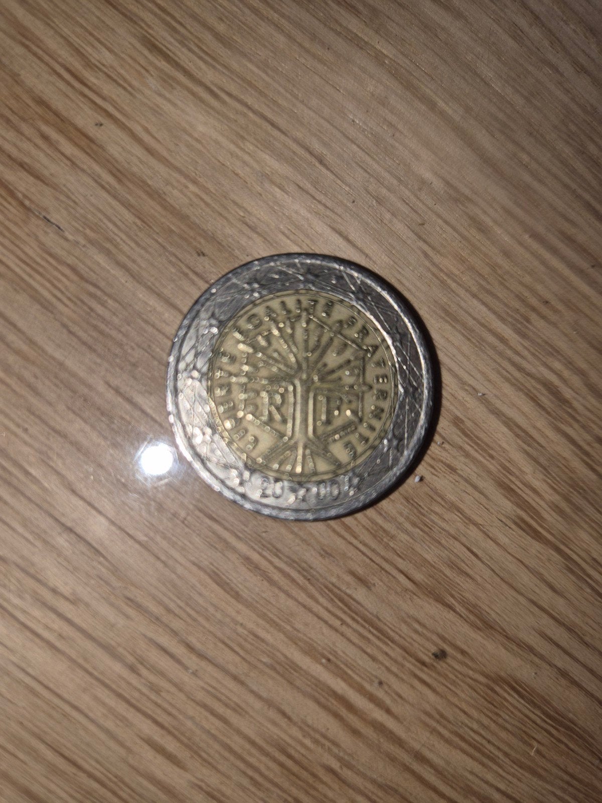 2 Euro munt Frankrijk 2000 - Liberté Égalité Fraternité, Postzegels en Munten, Ophalen of Verzenden, Frankrijk, 2 euro, Losse munt