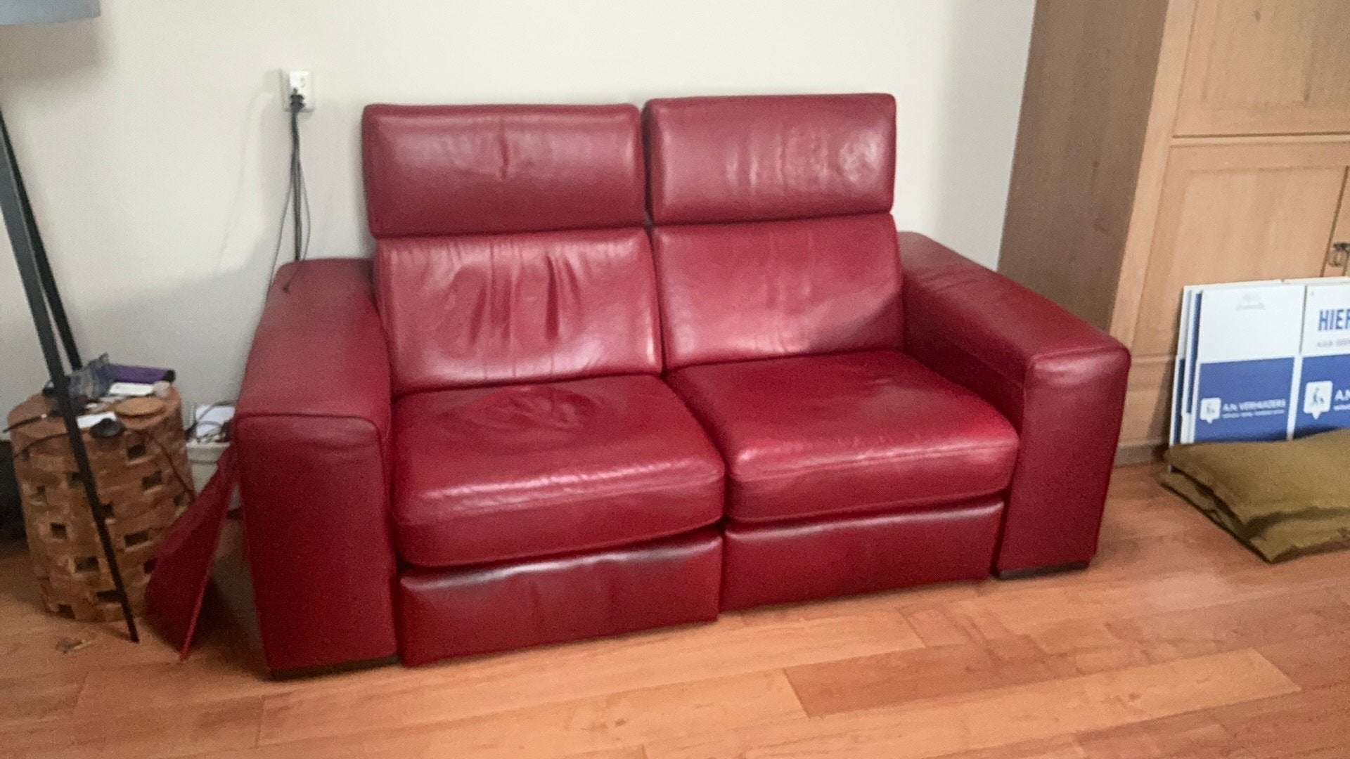 Natuzzi relaxbank, Ophalen, Gebruikt, 150 tot 200 cm, Driepersoons
