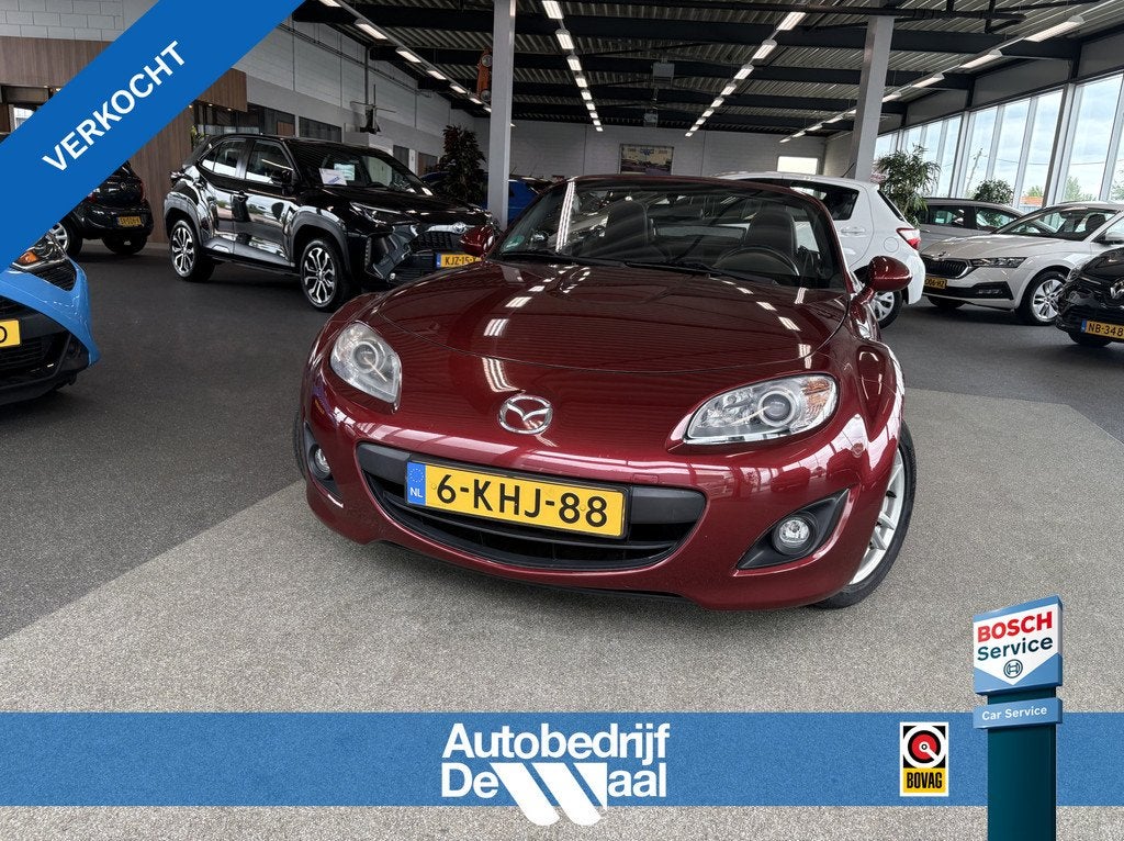 Mazda MX-5 1.8 16v 125pk 20th Anniversary SLECHTS 99.000KM!, Auto's, Mazda, Gebruikt, Zwart, 4 cilinders, Cabriolet