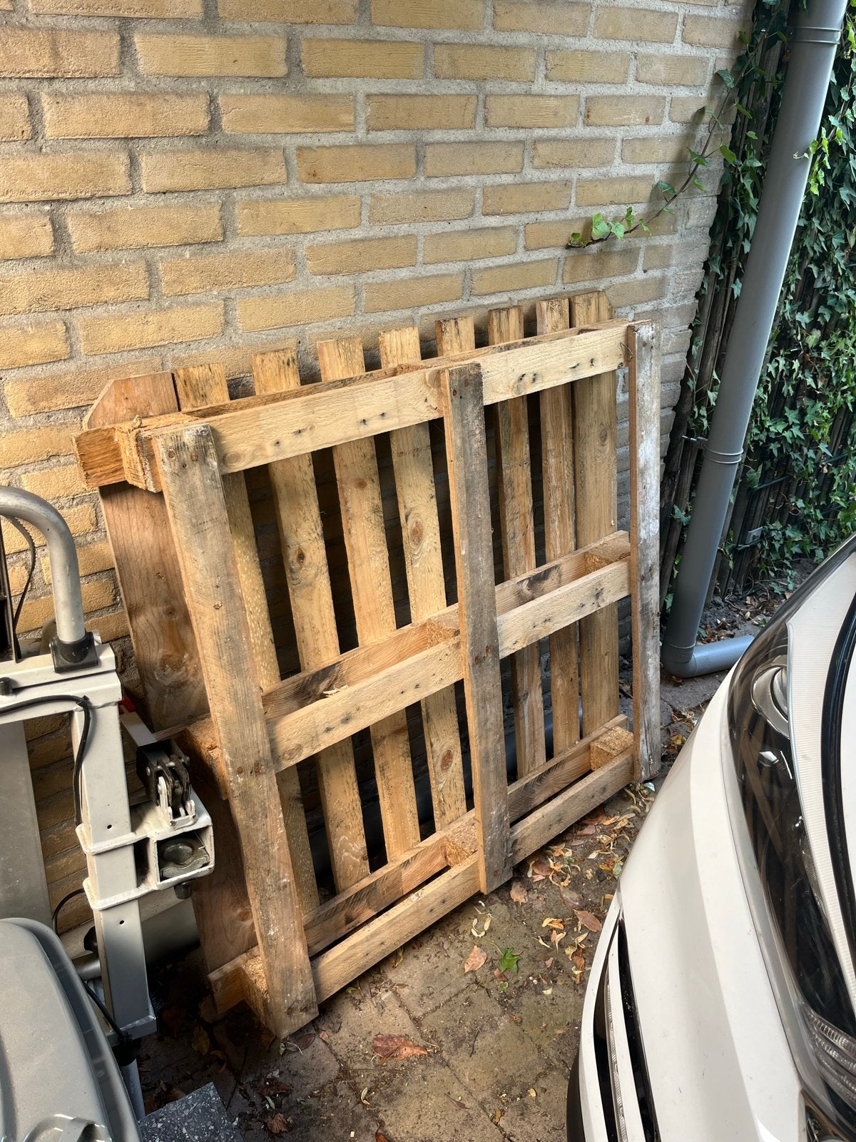 Houten pallet gratis, Ophalen, Gebruikt, 50 mm of meer, Pallet
