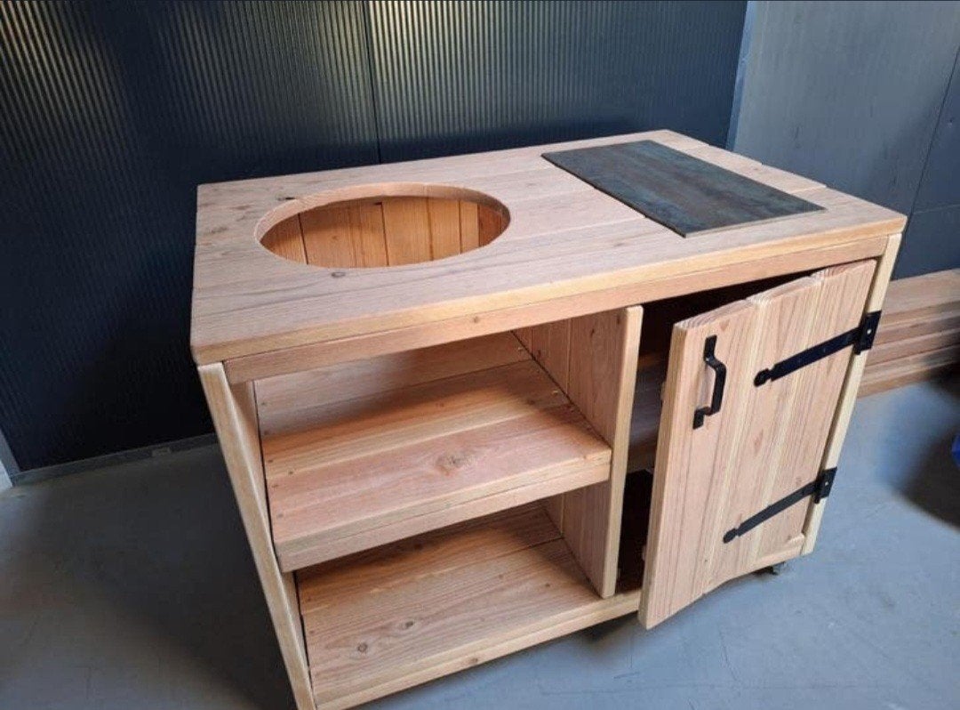 Douglas buitenkeuken voor Kamado Basterd Green Egg Boretti, Tuin en Terras, Ophalen of Verzenden