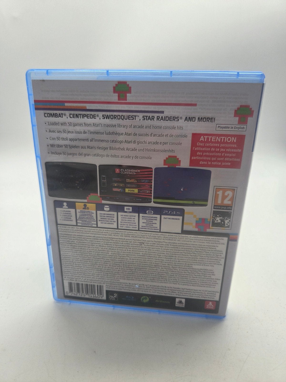 Atari Flashback Classics Vol.1 PS4 - 50 games, Online, Atari, Overige genres, 1 speler