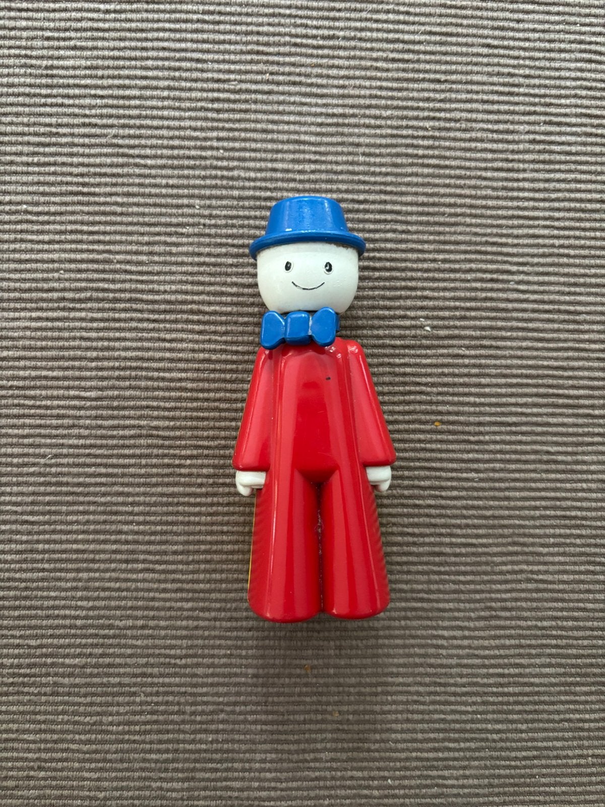 Ambi Toys fluitje mannetje vintage rood/geel, Kinderen en Baby's, Ophalen of Verzenden, Gebruikt, Overige typen, Met geluid