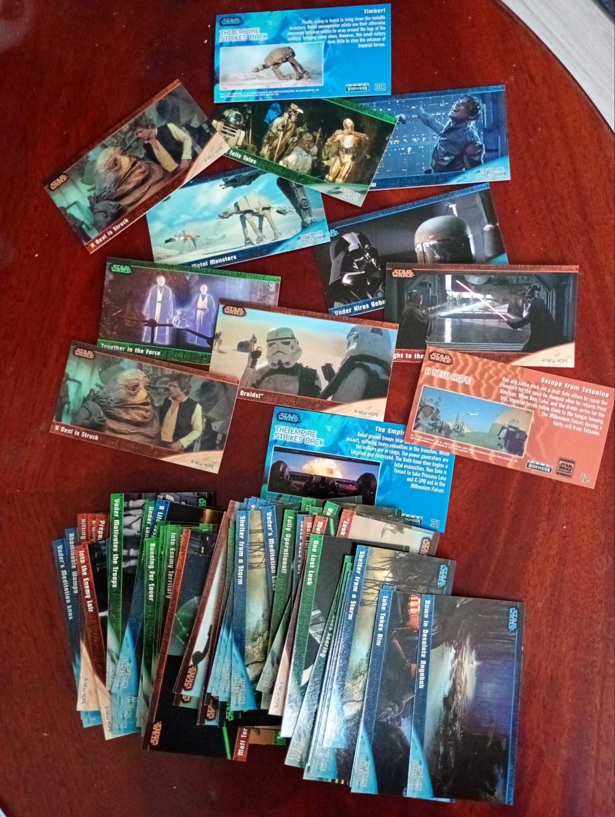 Star Wars Trading/ruilkaarten 99 stuks, Ophalen of Verzenden, Gebruikt, Meerdere kaarten