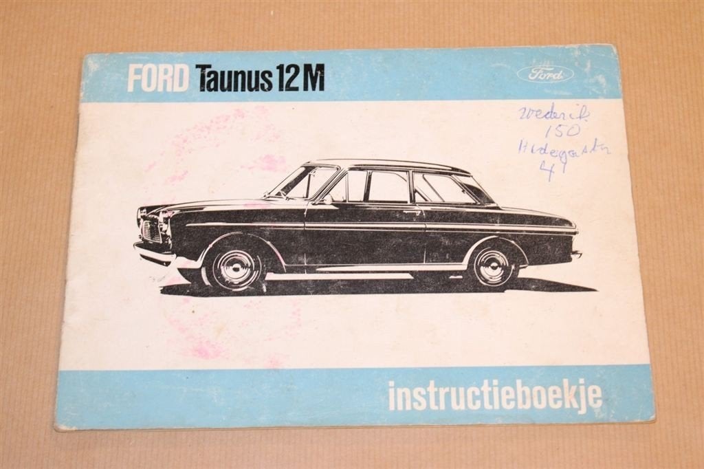 Instructieboekje - Ford Taunus 12M - 1965, Ophalen of Verzenden